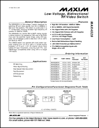 MAX4541C/D Datasheet