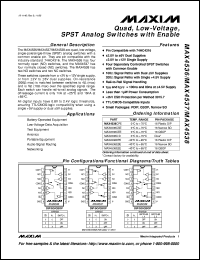 MAX4550CAI Datasheet