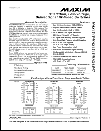 MAX4567C/D Datasheet