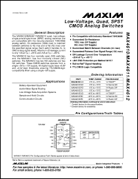 MAX4625EUT-T Datasheet