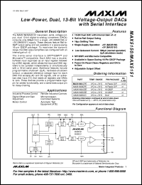 MAX5160LEUA Datasheet