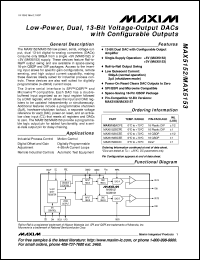 MAX519BESE Datasheet