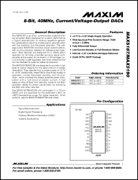 MAX525AEAP Datasheet