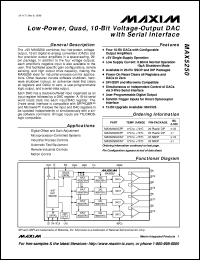 MAX5304CUA Datasheet