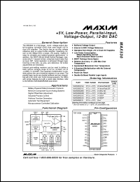 MAX533BEEE Datasheet