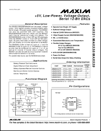 MAX5353ACPA Datasheet
