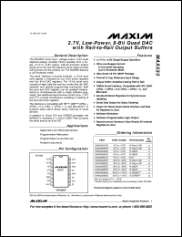 MAX537AMDE Datasheet