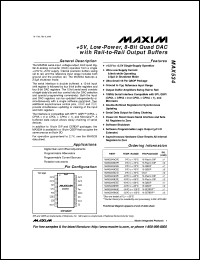 MAX541CCPA Datasheet