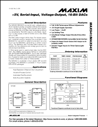 MAX548ACPA Datasheet