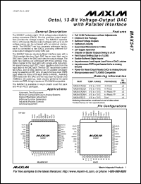 MAX563CWN Datasheet