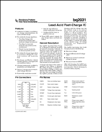 BQ2031SN-A5TR Datasheet