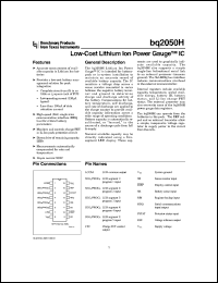 BQ2050HSN-A508TR Datasheet