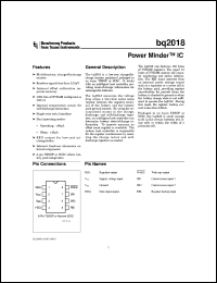 BQ2018SN-E1 Datasheet