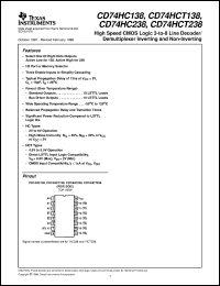 CD74HC238M96 Datasheet