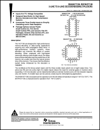 SN74HCT138PWLE Datasheet