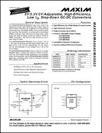 MAX6501UKP065-T Datasheet