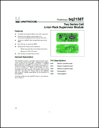 BQ2158TB-001 Datasheet