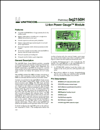 BQ2150HB-KT Datasheet