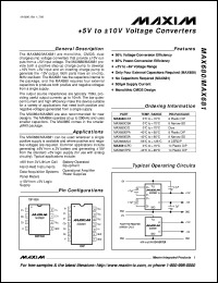 MAX802MCPA Datasheet