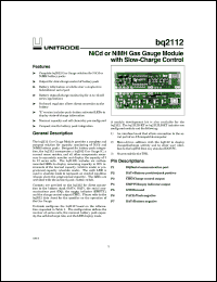 BQ2112MODULE Datasheet
