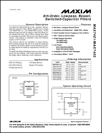 MAX763ACPA Datasheet