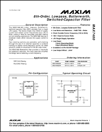 MAX767TCAP Datasheet
