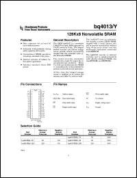 BQ4013MA-120 Datasheet