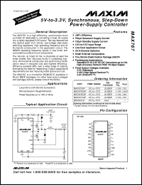 MAX782SCBX Datasheet