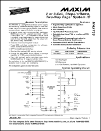 MAX797CSE Datasheet