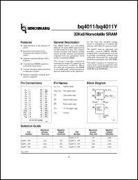 BQ4011MA-100 Datasheet