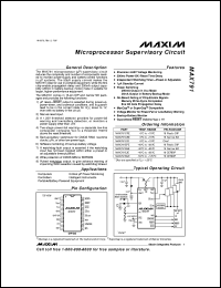 MAX807LEPE Datasheet
