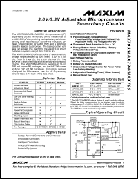 MAX815KCSA Datasheet