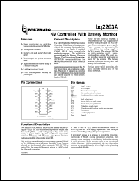 BQ2203ASNTR Datasheet