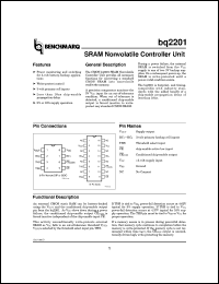 BQ2202SN Datasheet