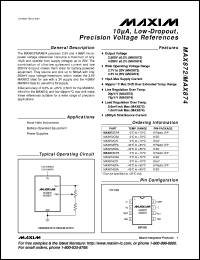 MAX8862LESE Datasheet