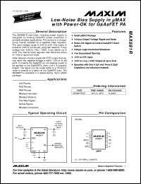 MAX8865REUA Datasheet