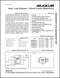 MAX8885EUK25 Datasheet