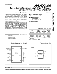 MAX912ESE Datasheet