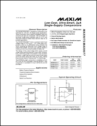 MAX952C/D Datasheet