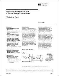 HCPL-4100#300 Datasheet
