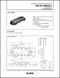 PM15CTM060 Datasheet
