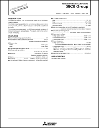 M38C80MD-XXXFP Datasheet