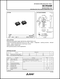 BCR5AM Datasheet