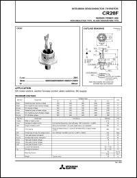 CR20F Datasheet