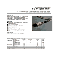 FU-445SDF-W1M2B Datasheet
