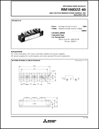 RM100D2Z-40 Datasheet