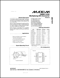 MX7548JCWP Datasheet