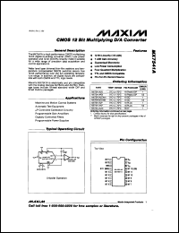 MX7575JCWN Datasheet