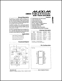 MAX4391C/D Datasheet