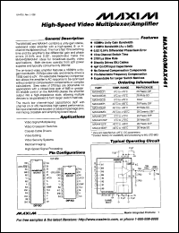 MAX709SEPA Datasheet